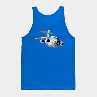 Cartoon plane Tank Top